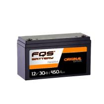 FQS Battery FQS1230A - Batería arrancador m6 12 V 30AH 450 EN + D
