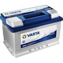 Varta E43 - Batería Varta LB3 blue dynamic - húmeda 12 V 72AH 680a + D