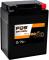 FQS Battery YB14-A2 - Batería moto con mantenimiento 12 V 14AH 175a + I