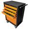 Jbm 52393 - Carro de 7 cajones naranja con herramientas en surtido