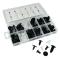 Jbm 52888 - Estuche de clips plásticos universal 128 pcs