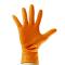 Jbm 53552 - Guantes naranjas desechables de nitrilo t:l 7,0mil (100 uds.