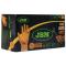 Jbm 53552 - Guantes naranjas desechables de nitrilo t:l 7,0mil (100 uds.