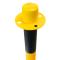 Jbm 53940 - Poste de plástico para cadena  - amarillo/negro