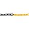 Jbm 53941 - Cadena de plástico amarilla / negra - 5m