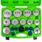 Jbm 54068 - Juego de extractores para filtros de aceite / 19 pcs en alum
