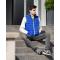 Jbm 70007 - Chaleco verde-azul t.m