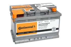 Baterías Continental gama start-stop tecnología EFB  Continental